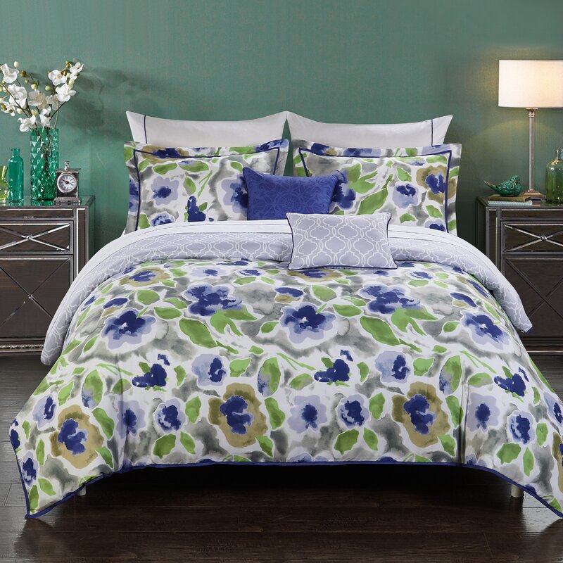 Stylehouse Magnolia 9 Piece Reversible Comforter Set | Wayfair.ca