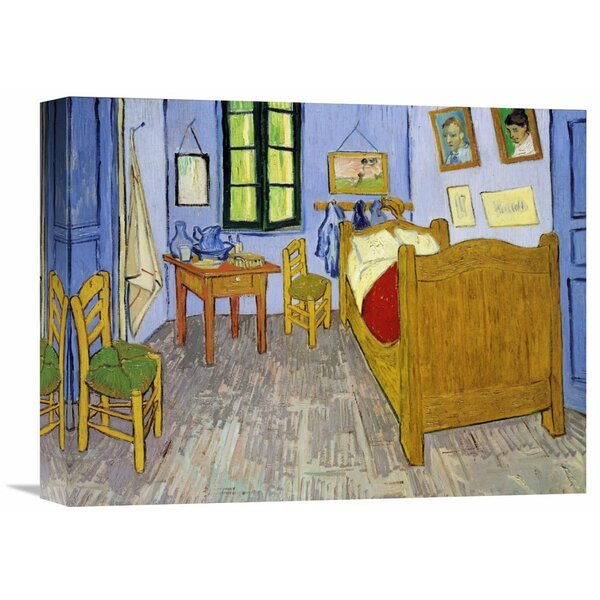 Van Gogh S Bedroom Arles 1889 By Vincent Van Gogh Painting Print On Wrapped Canvas