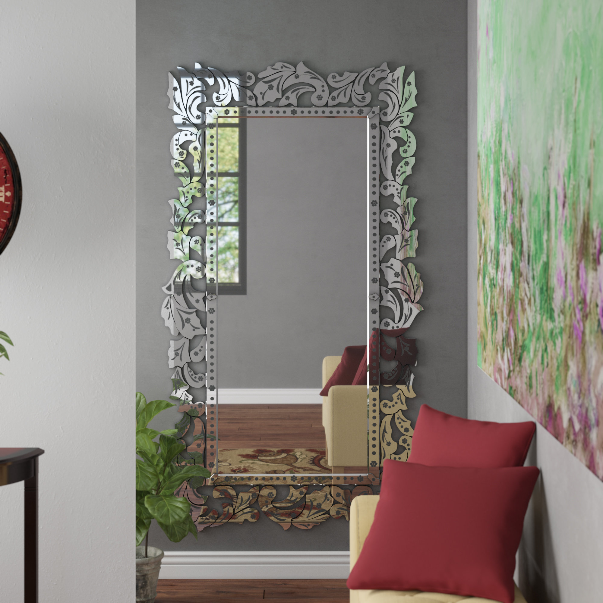 Astoria Grand Dirleton Venetian Full Length Mirror Reviews Wayfair Dirleton Venetian Full Length Mirror