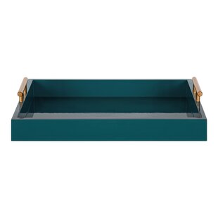 Tray green 18 x 14 cm Drehunterlage aus Metall 