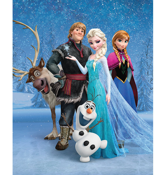 Frozen Wrapped Canvas Advertisement 