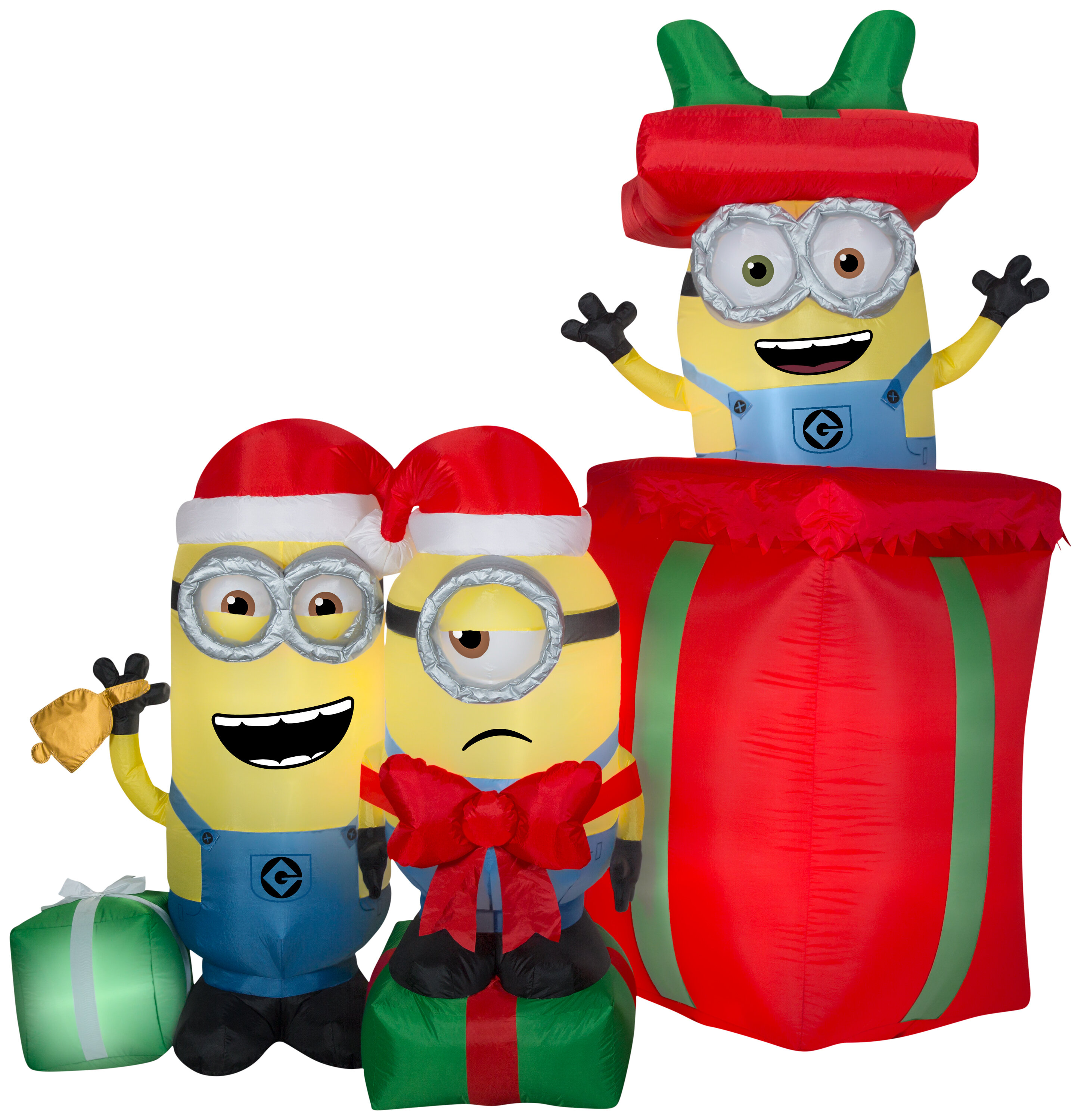 minions christmas inflatable