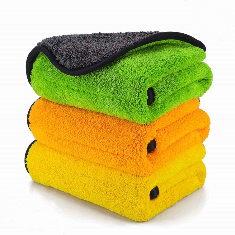 Ultra Absorbent Car Wash Towel Cloth Thickened Pad Wax Polishing Towels Durable