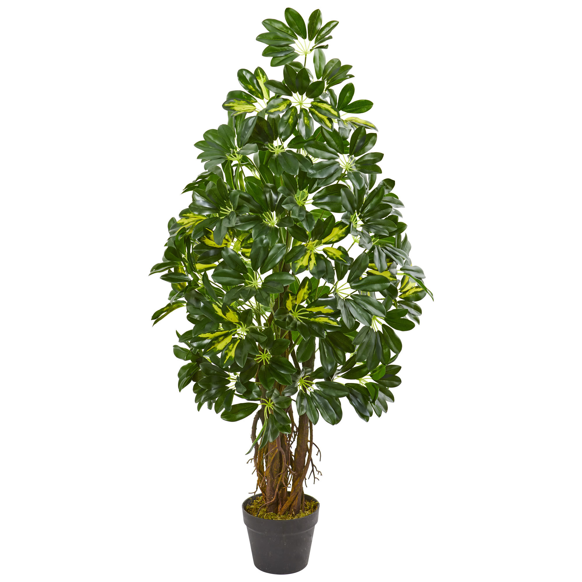 Ebern Designs 42.5" Artificial Foliage Tree in Pot Wayfair