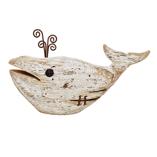 Wooden Hanging Fish Nautical Sea Figure Vintage Style Home Decoration Accessory 