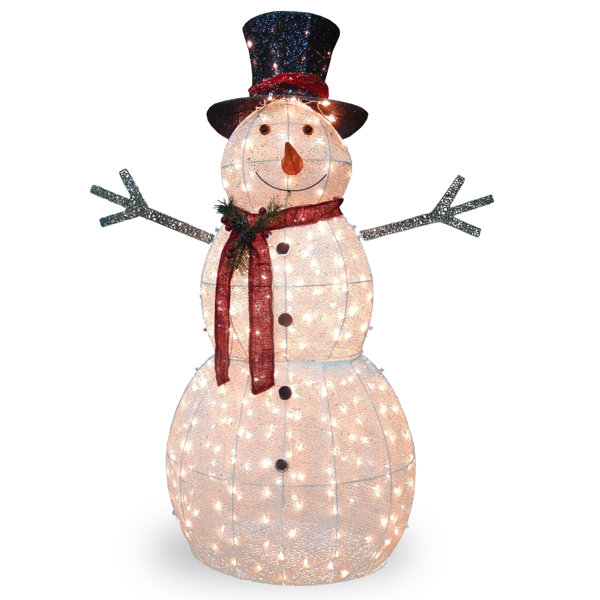 outdoor snowman decorations