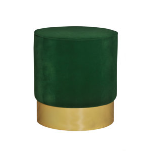 Natosha Solid Ottoman by Everly Quinn