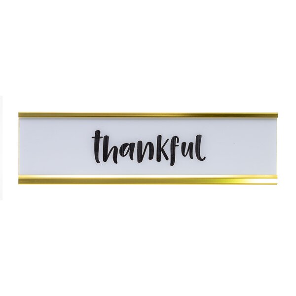 5"x12" Motivational Thankful Wooden Wall Sign Office  P223 Home House 