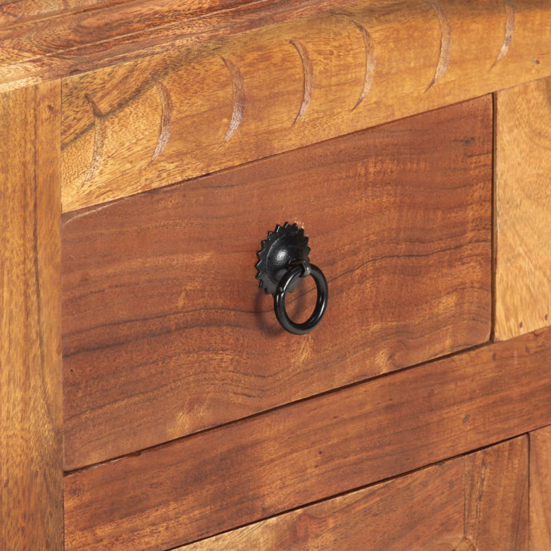Loon Peak Peru 24 8 Wide 2 Drawer Acacia Wood Server Wayfair