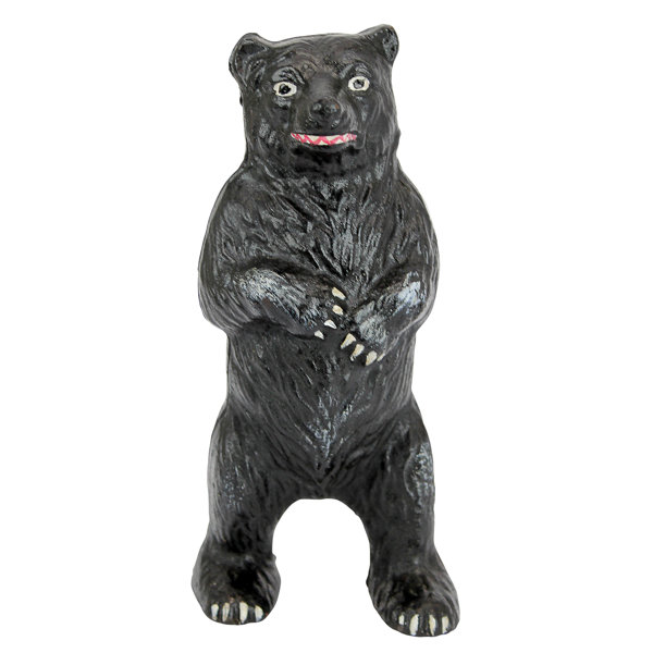Die Cast Iron Battalion Fire Brigade Chief Firefighter Still Action Coin Bank 