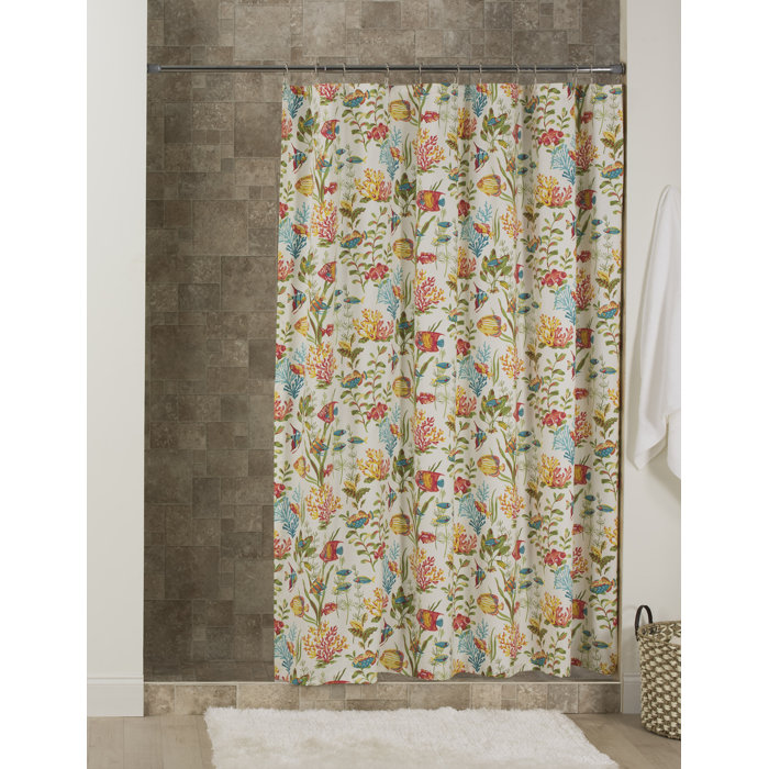 Rosecliff Heights Surya 100% Cotton Floral Single Shower ...