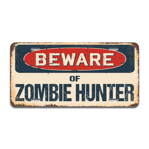 Beware Of Zombie Apocalypse Rustic Sign SignMission Classic Plaque Decoration 