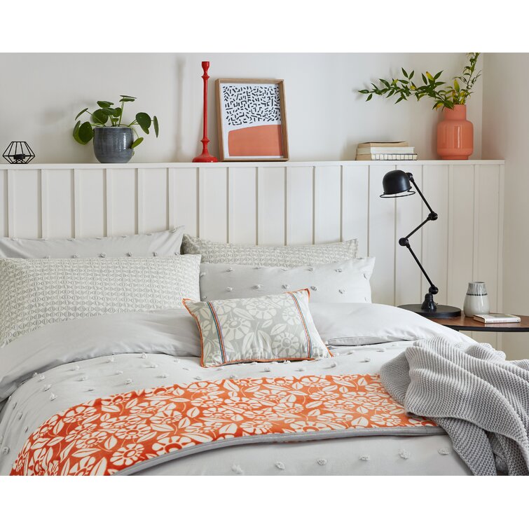 woven spot duvet cover