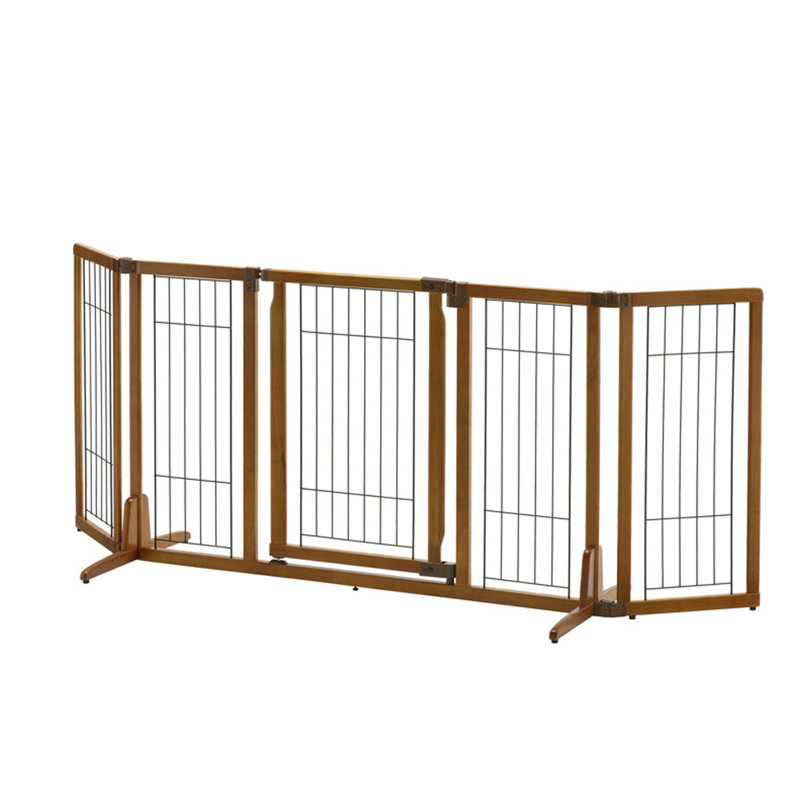 Richell Wide Premium Plus Freestanding Pet Gate With Door