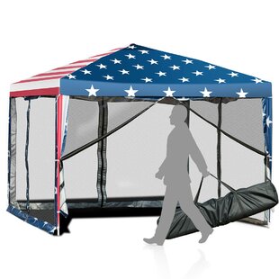 Pop-Up Canopy Tent 10 Ft. W x 10 Ft. D Metal Patio Gazebo