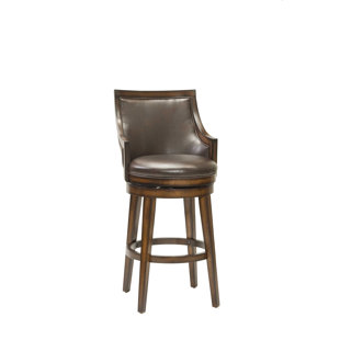 Go to store & view more images Blackburn Swivel Bar Stool by Millwood Pines