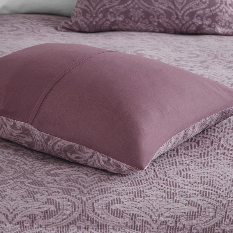 House Of Hampton Nate Damask Matelasse Duvet Cover Set Wayfair