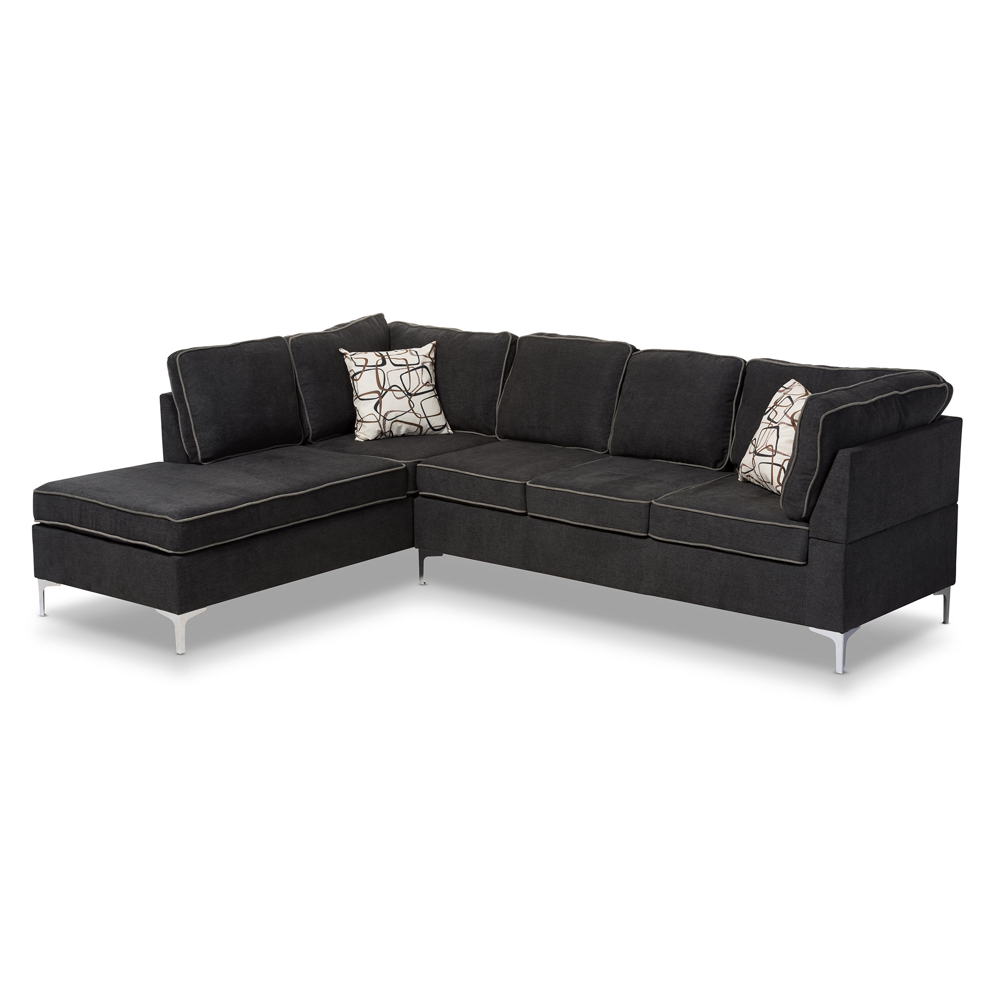 Linus Left Hand Facing Sofa And Chaise Allmodern