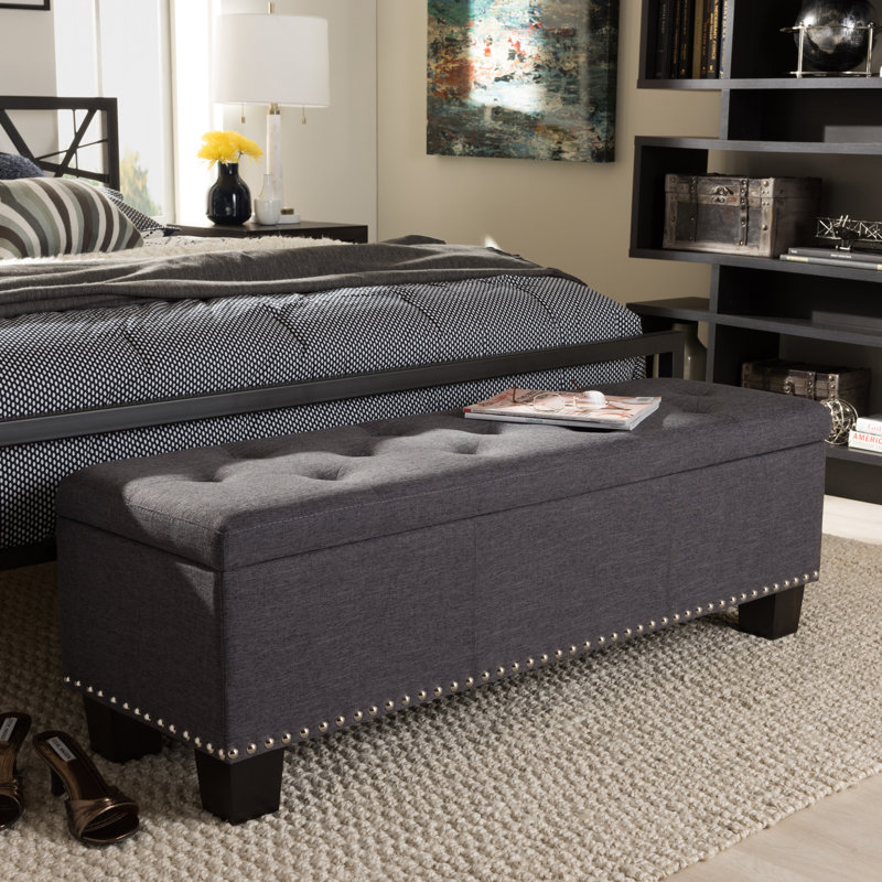 Back Bay Upholstered Storage Bench