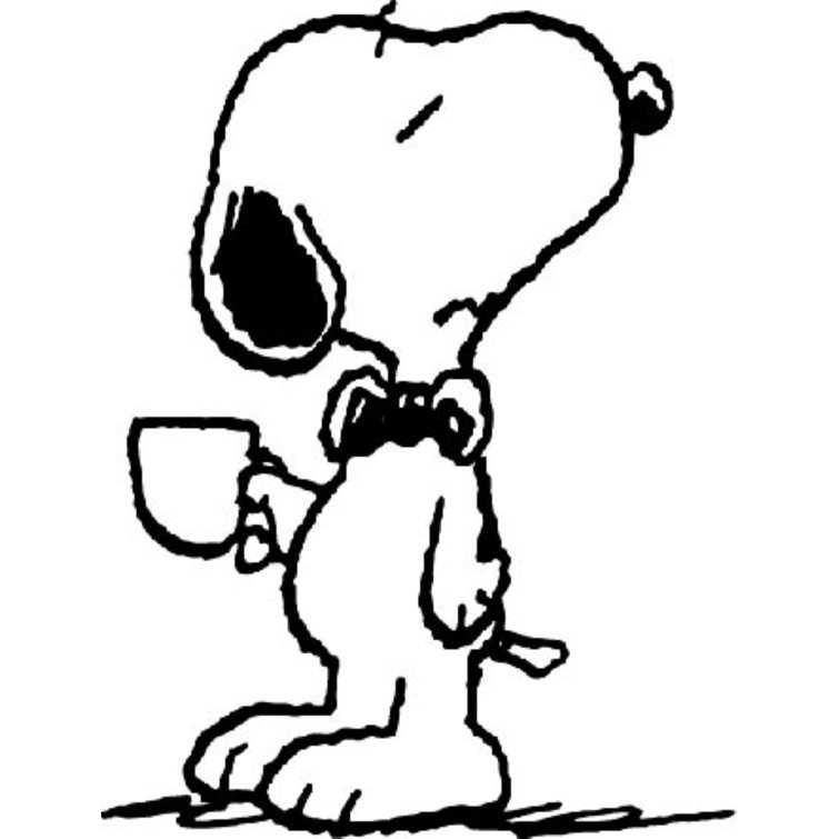 Design With Vinyl Snoopy Dog Coffee Peanuts Cartoon Character Wall Sticker Art Design Decal For Girls Boys Kids Room Home Decor Stickers Wall Art Vinyl 10x8 Inch Wayfair Ca