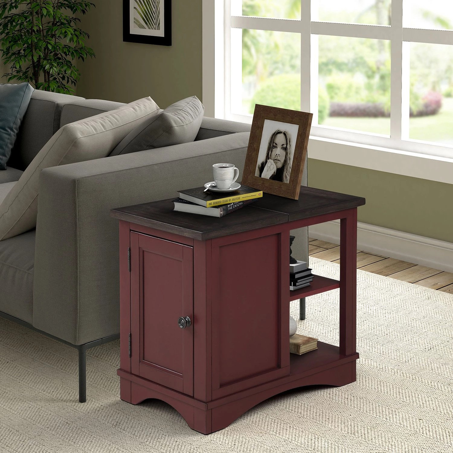 Rosalind Wheeler Hinson End Table With Storage Wayfair