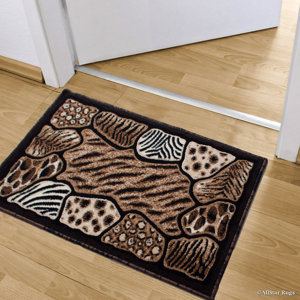 Hopkins High Density Double Shot Drop Stitch Carving Exotic Animal Skin Doormat