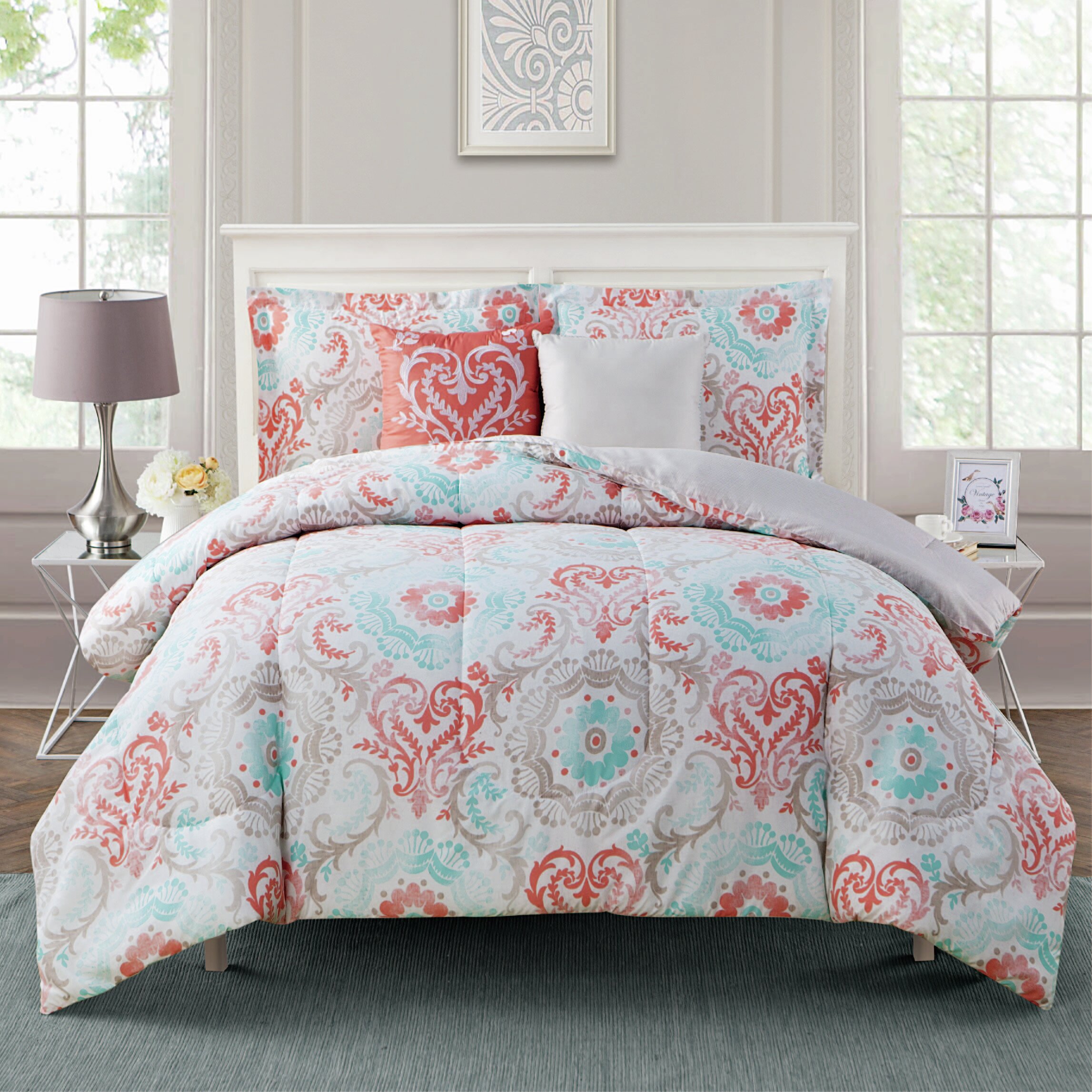 Style Domain Starling Reversible Comforter Set Reviews Wayfair