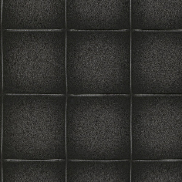Walls Republic Contemporary Faux Leather 32.97’ x 20.8" Embossed Panel