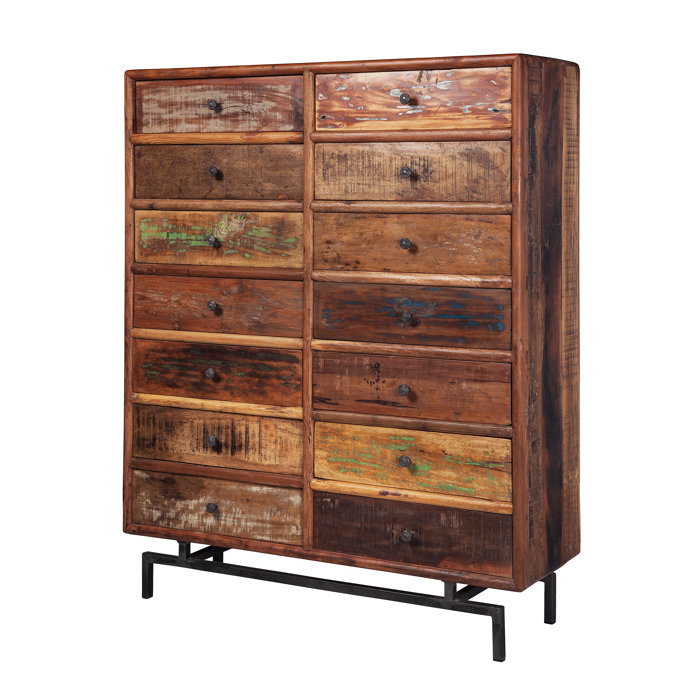 Design Tree Home Indian 14 Drawer Double Dresser Wayfair Ca