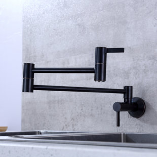oil rubbed bronze pot filler wall mount brushed bronze oil rubbed pot fillers youll love wayfair oil rubbed bronze pot filler wall mount brushed bronze oil rubbed pot fillers youll love wayfair