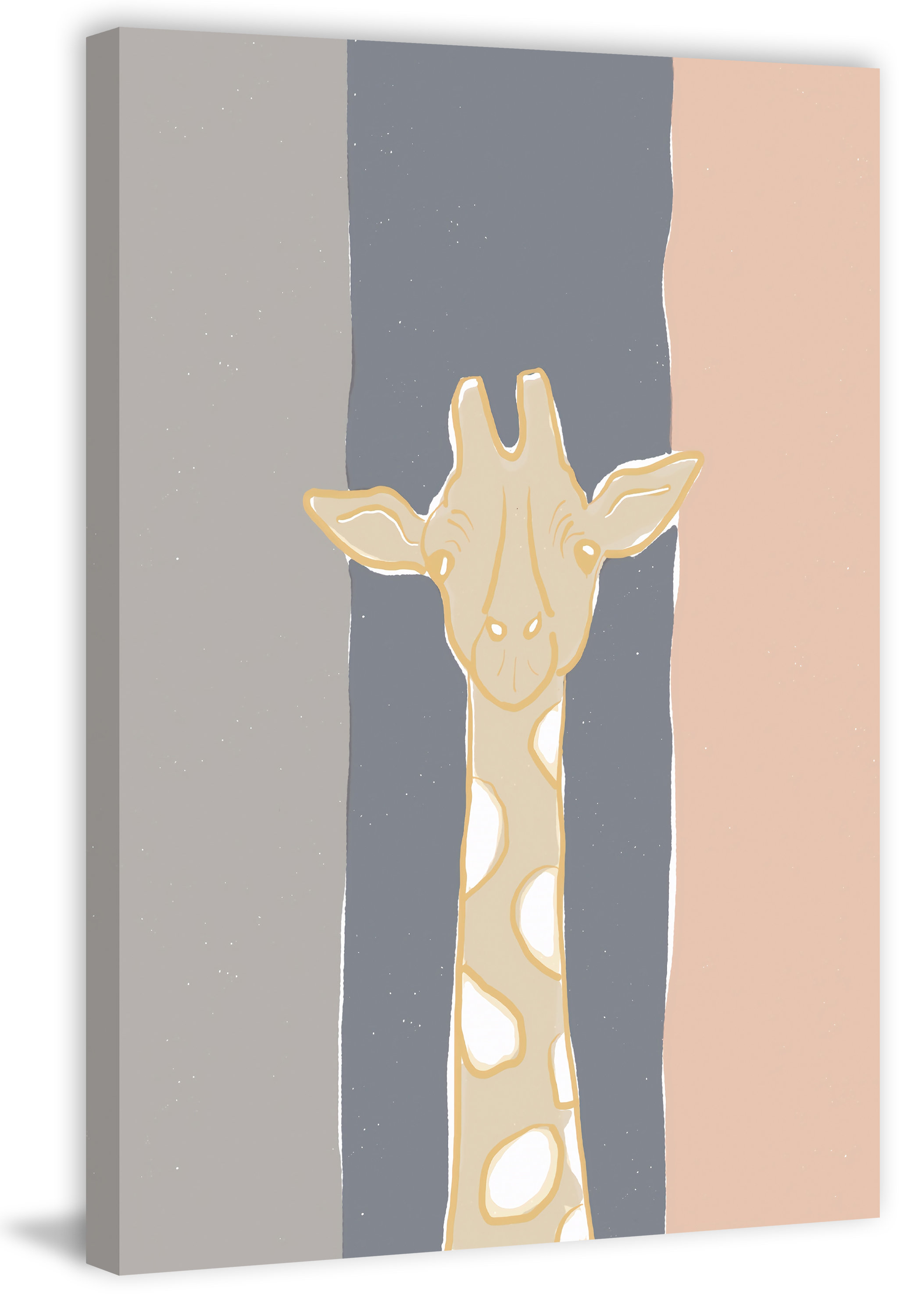 Zoomie Kids Davey 'Pastel Zoo II' Canvas Art Wayfair.co.uk