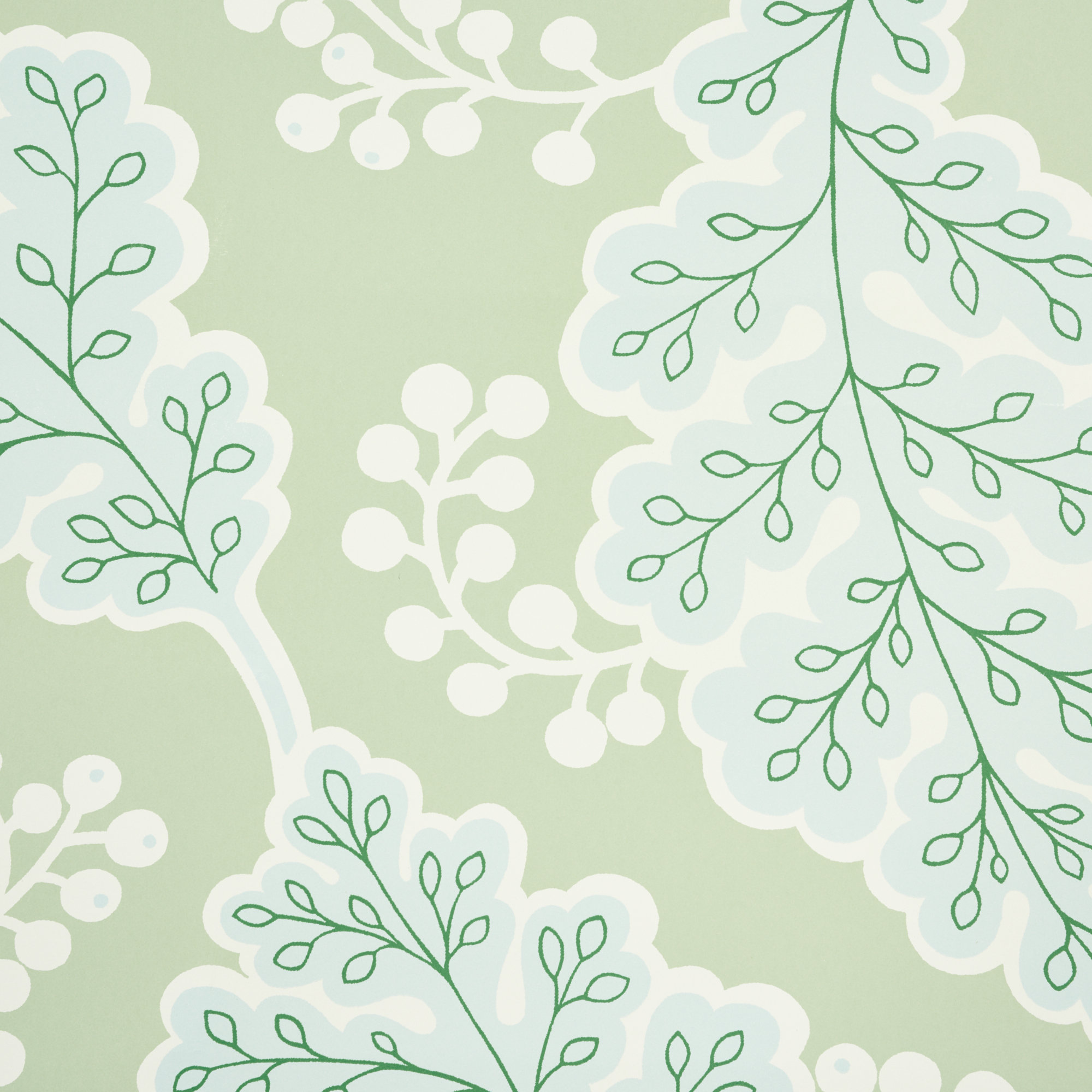 Schumacher Estelle Floral Wallpaper | Wayfair