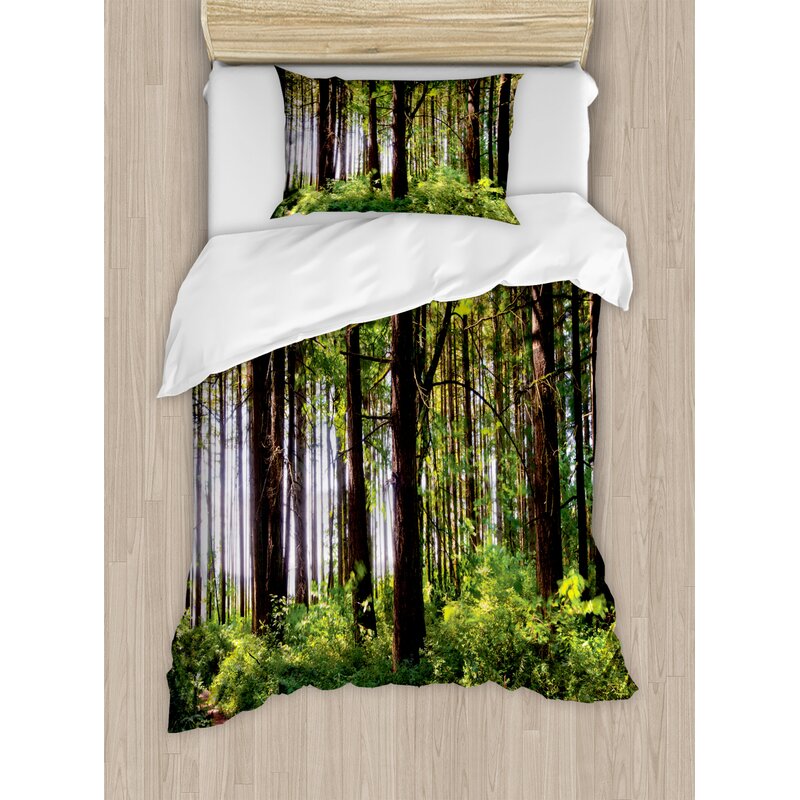 East Urban Home Forest Duvet Cover Set Wayfair