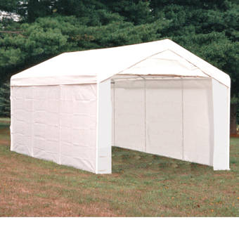 Arrow Steel Carport 12 Ft X 20 Ft Canopy Reviews Wayfair