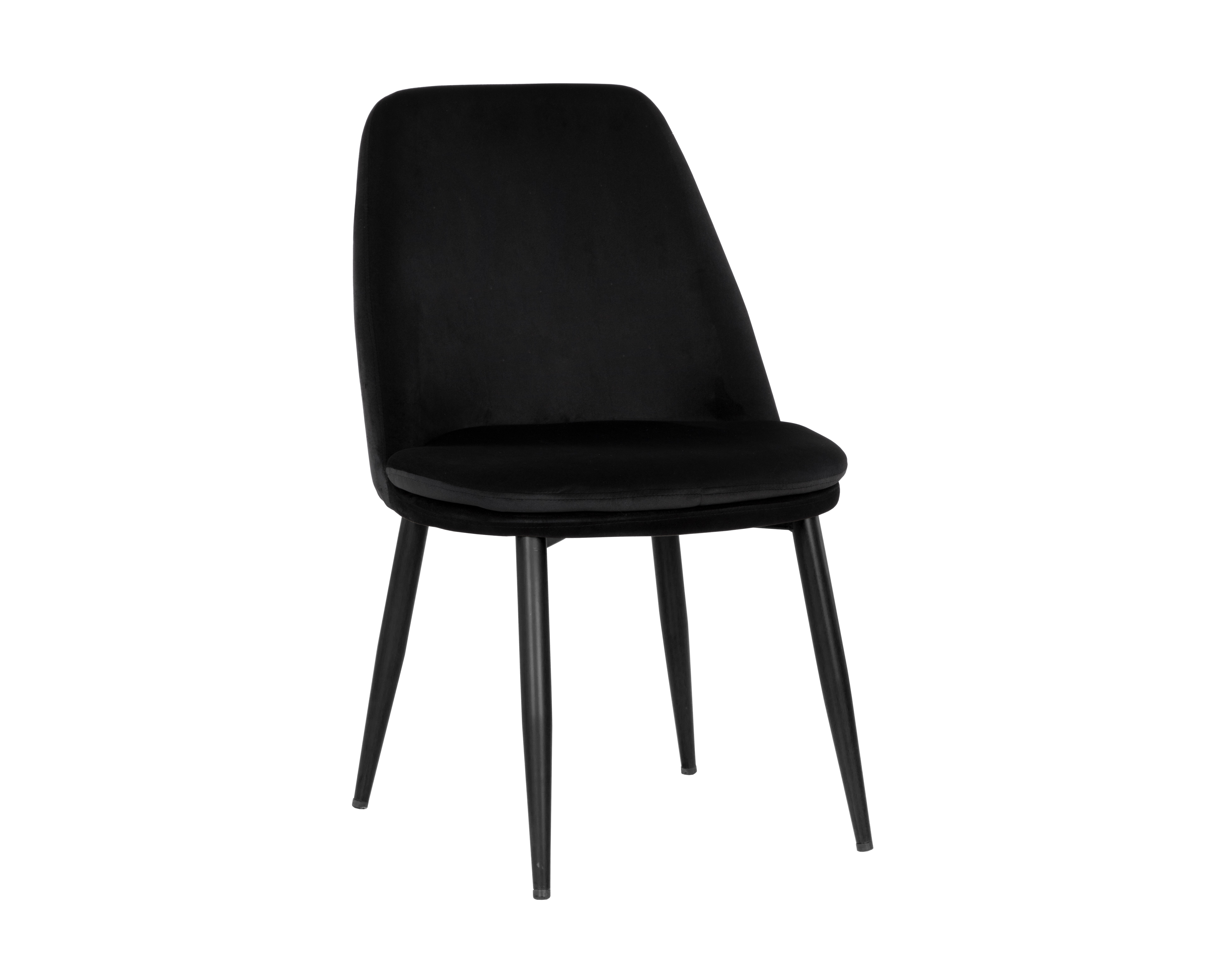 wayfair black velvet chair