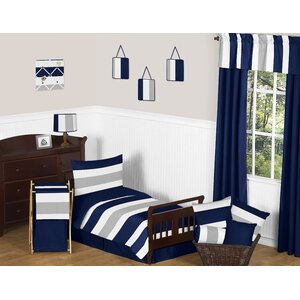 Stripe Collection 5 Piece Toddler Bedding Set