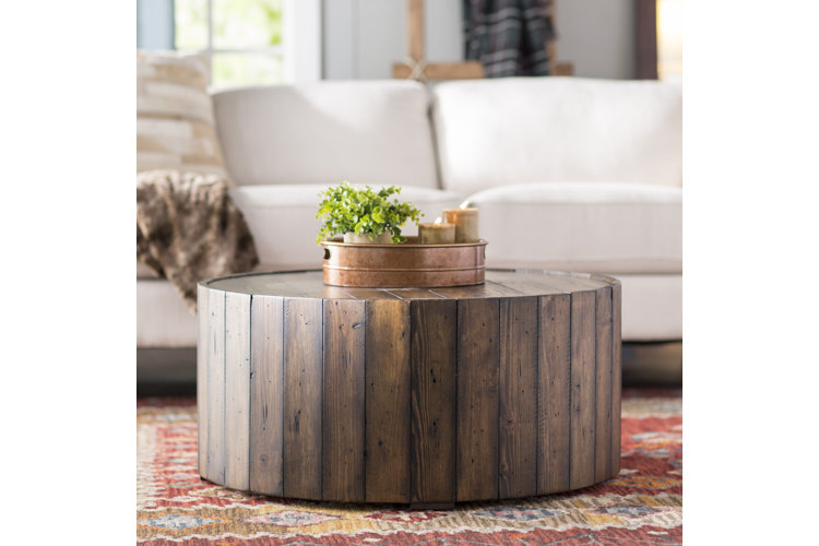 anika drum coffee table