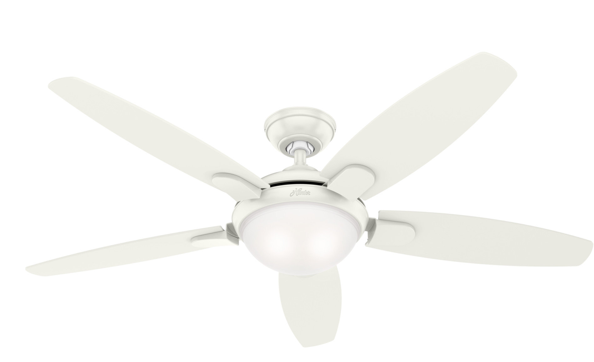 Hunter Fan 54 Contempo 5 Blade Led Standard Ceiling With Hunter Fan 54 Contempo 5 Blade Led
