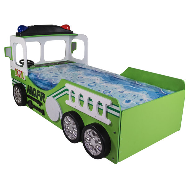 green fire truck toy