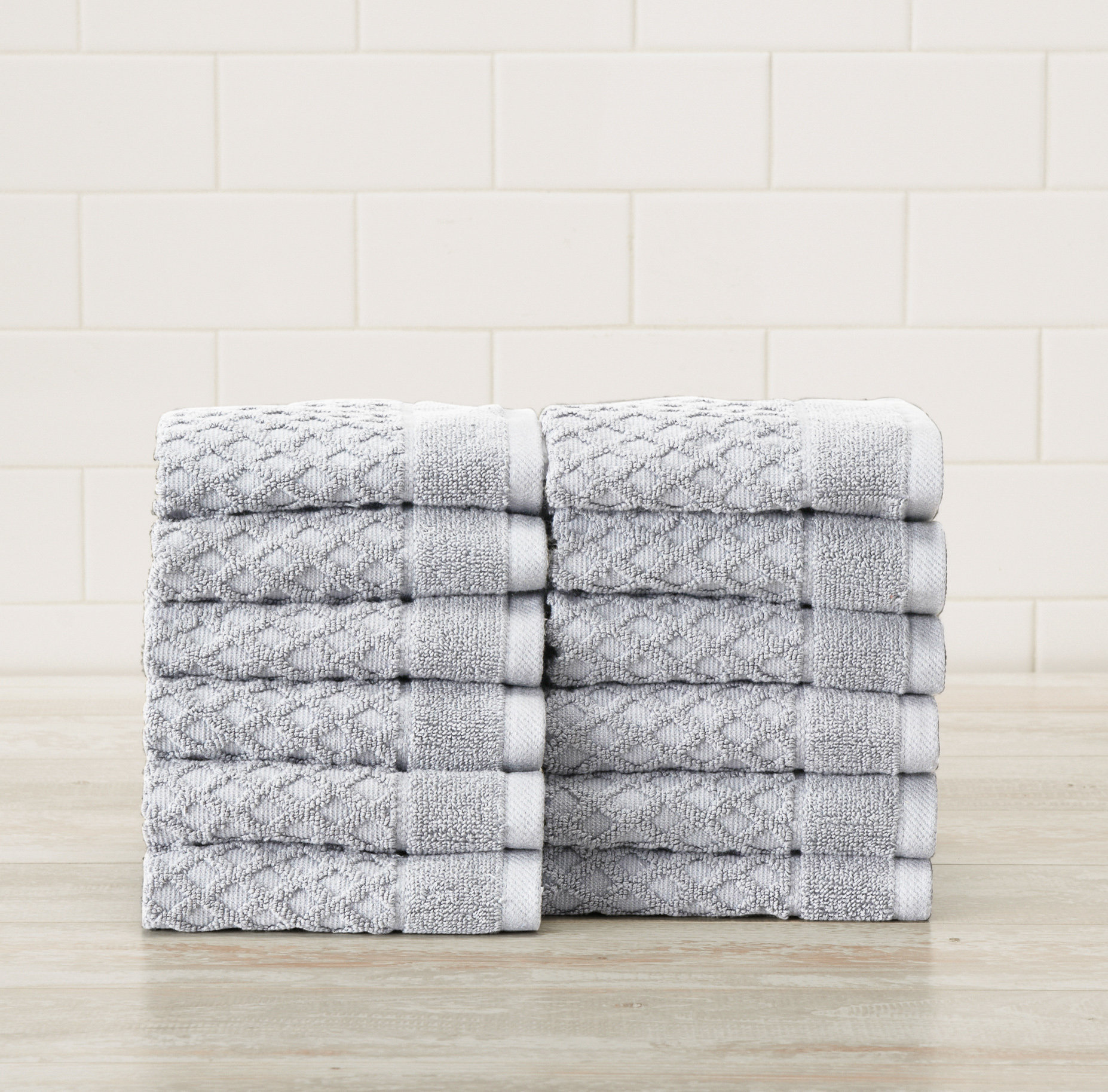 Ebern Designs Marrakech 12 Piece 100 Cotton Washcloth Towel Set Reviews Wayfair
