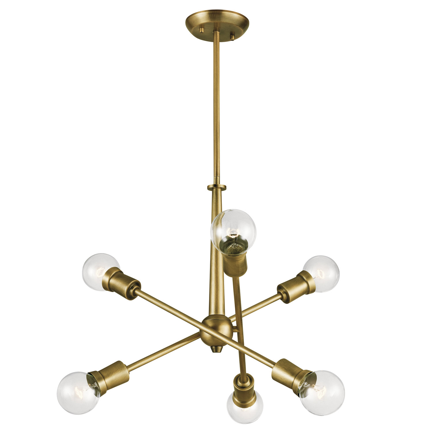 Salguero 6 Light Sputnik Modern Linear Chandelier Reviews Joss Main