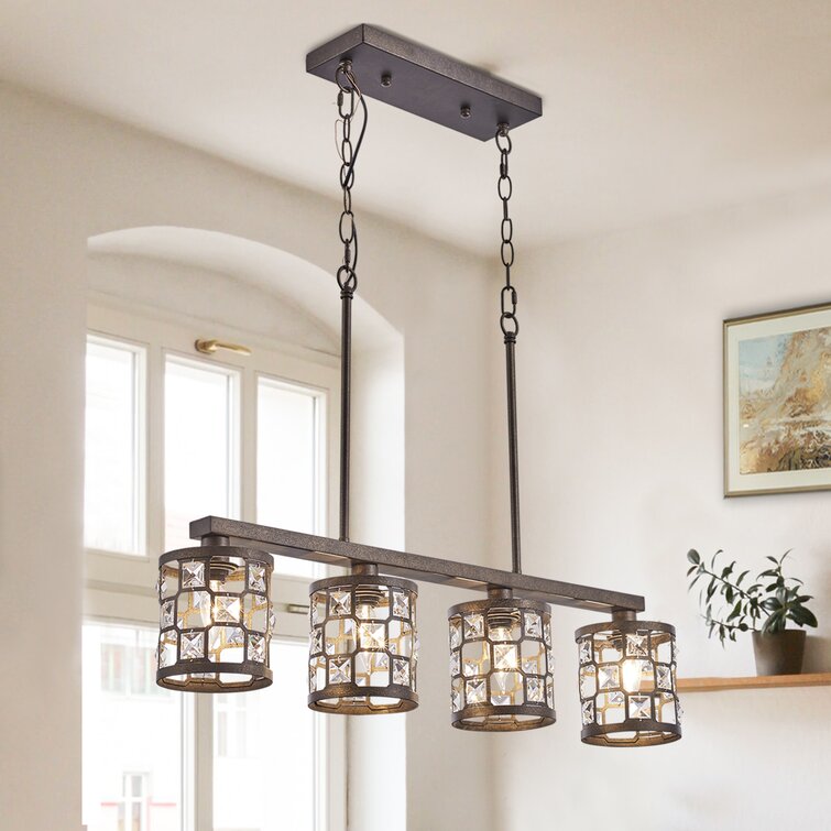 Everything for Home Hudson Pendant Light Fixture Oil Rubbed Bronze Shade Bulb 