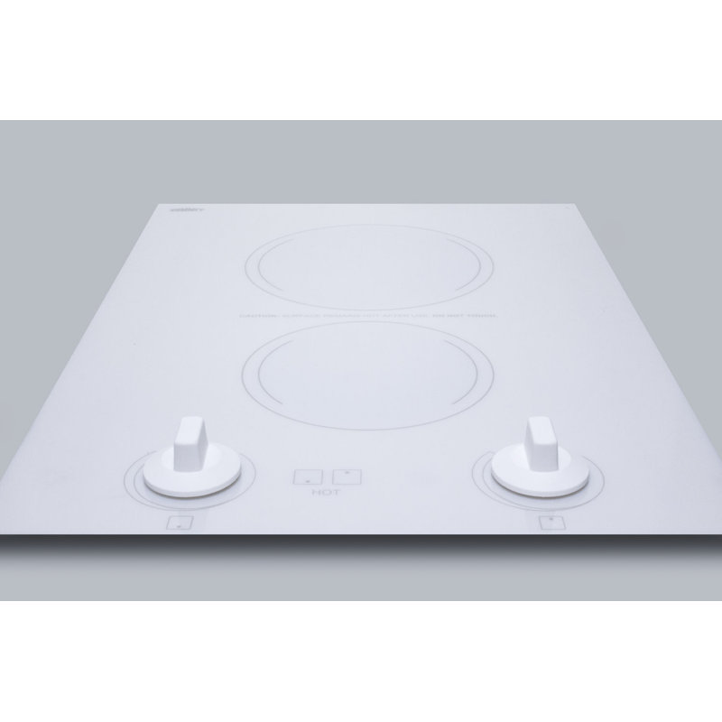 Summit Appliance 15'' Electric Cooktop with 2 Burners Wayfair