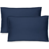 blue pillow sham