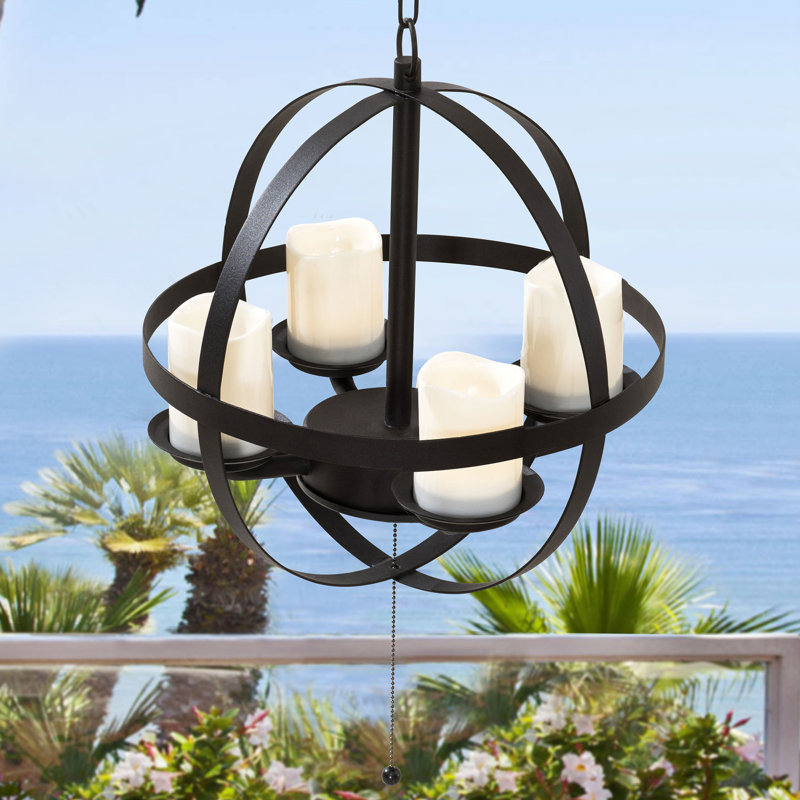 Gracie Oaks Berea Round 4 Light Led Globe Chandelier Reviews Gracie Oaks Berea Round 4 Light Led