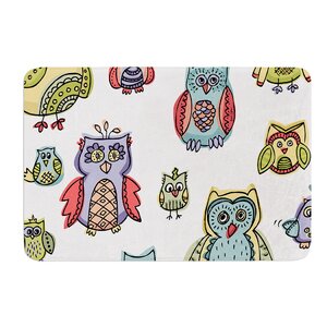 Owls by Brienne Jepkema Bath Mat