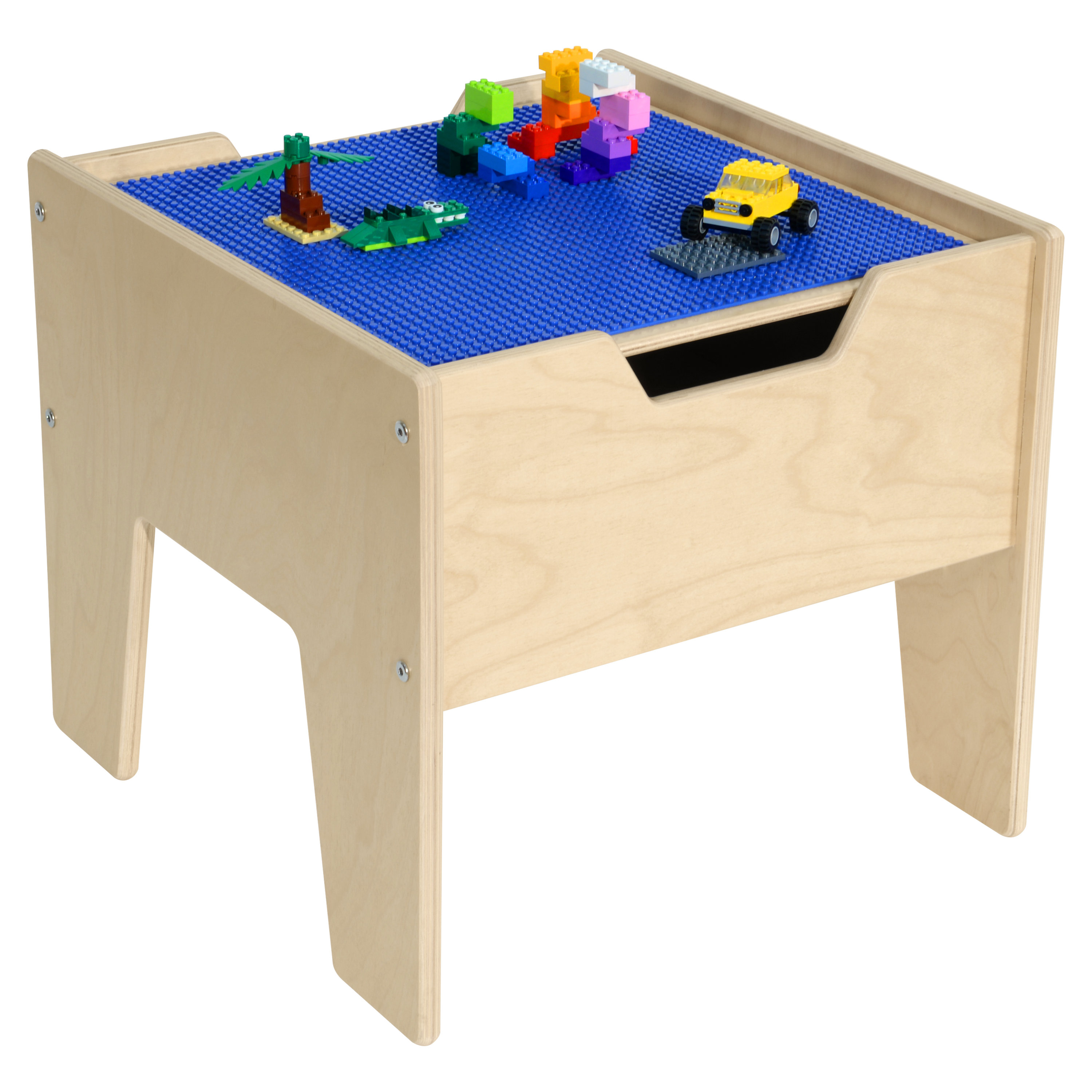 wooden baby activity table