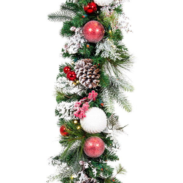 Frosted Indoor Garland Wayfair