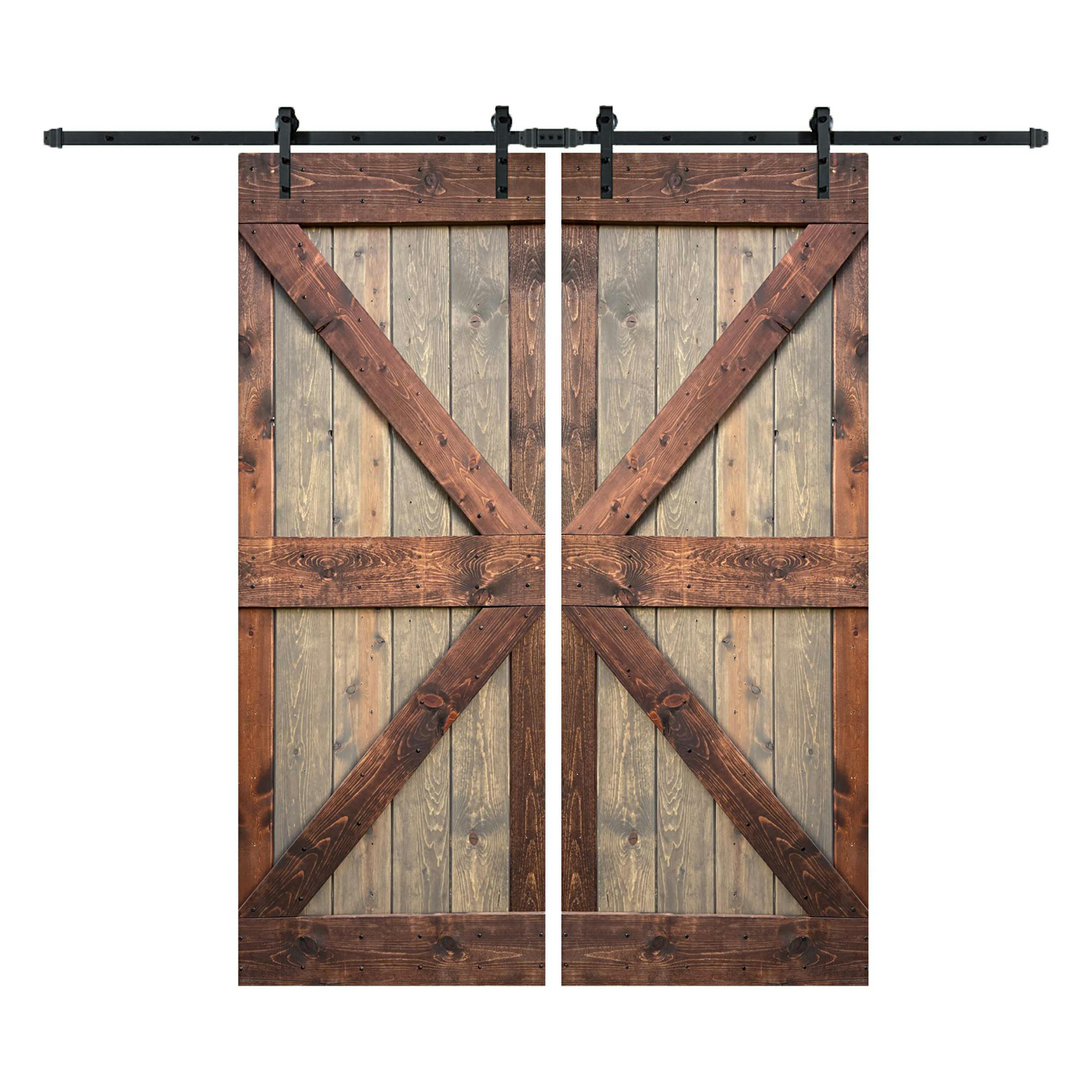 Jion Living Paneled Wood Barn Door With Installation Hardware Kit Wayfair