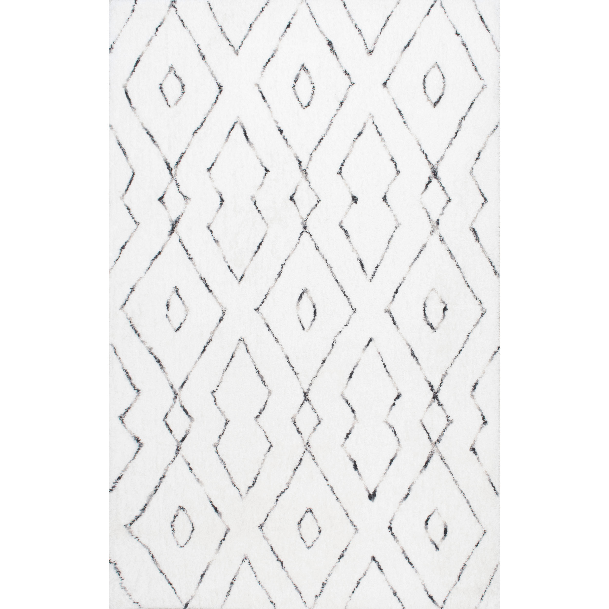 Peraza Geometric Handmade White Area Rug Reviews Joss Main Peraza Geometric Handmade White Area